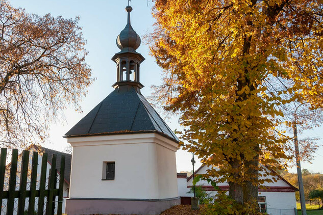 Mašovice - zvonicová kaple, stav v roce 2021, foto Pavel Hájek