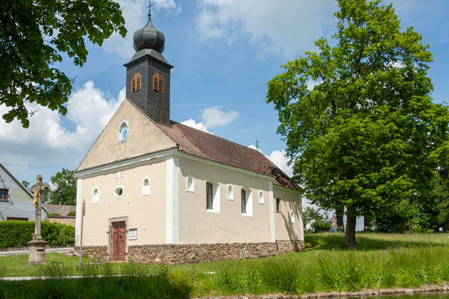 Zdešov - návesní kaple, stav v roce 2018, foto Zdena Paloušová