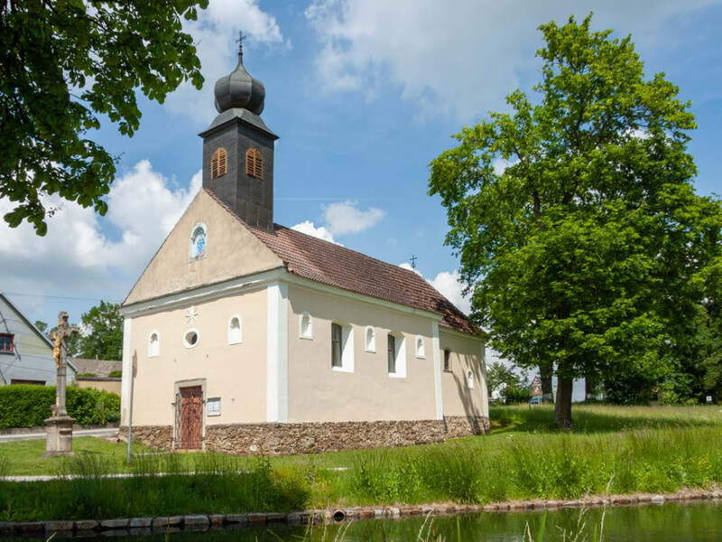 Zdešov - návesní kaple, stav v roce 2018, foto Zdena Paloušová