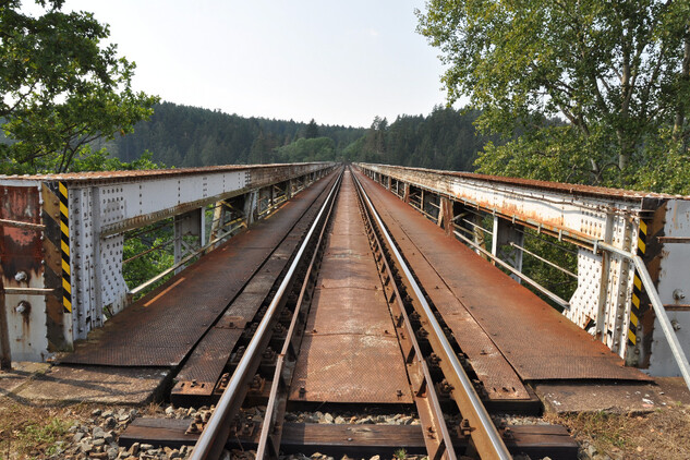 Železniční most u osady Červená  | © NPÚ ÚOP ČB