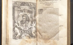 Dřevořez s portrétem P. A. Mattioliho z roku 1561.