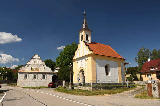 Litochovice (ST)  - kaple sv. Floriána, 1895