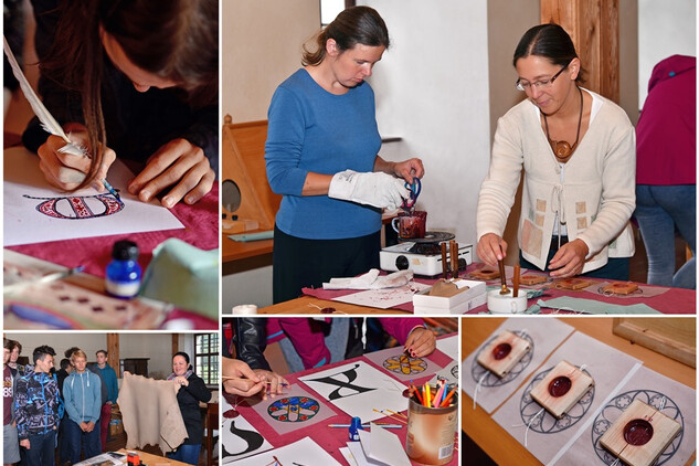 Vzdělávací program "Zlatokorunský orbis pictus", klášter Zlatá Koruna. Foto J. Sajtlová.