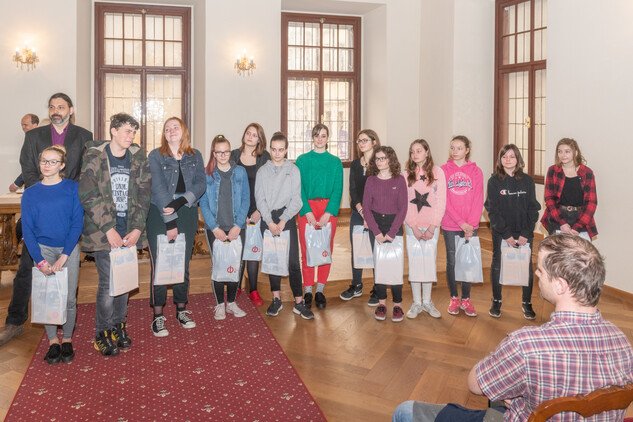 Slavnostní předání cen výhercům soutěže "Slavné českobudějovické vily" | © MM Č. Budějovice