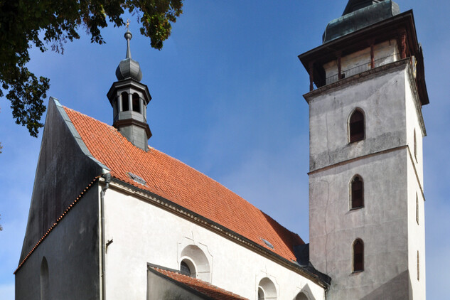 Kostel sv. Michaela v Jistebnici - Celkový pohled na kostel od jihozápadu | © NPÚ ÚOP ČB