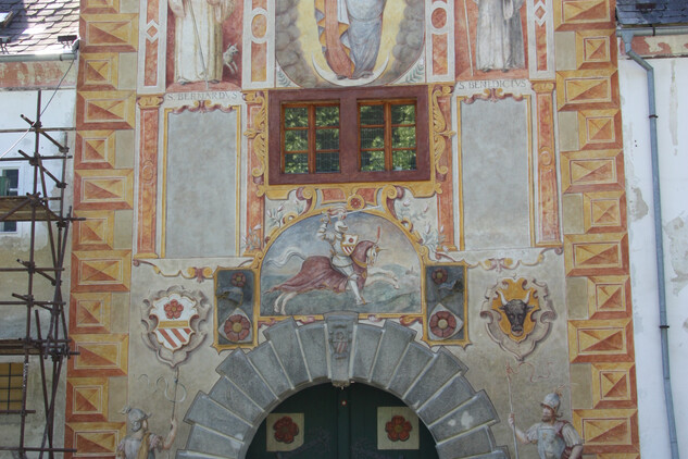 Brána kláštera ve Vyšším Brodě