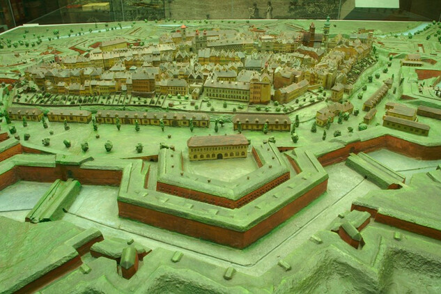 Model královéhradecké pevnosti