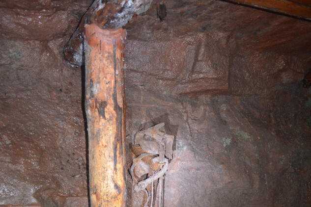 Dolní Vernéřovice, důl Bohumír, II. sloj se zbytky původního důlního vybavení | © NPÚ, ÚOP v Josefově; Miloš Buroň, 2014
