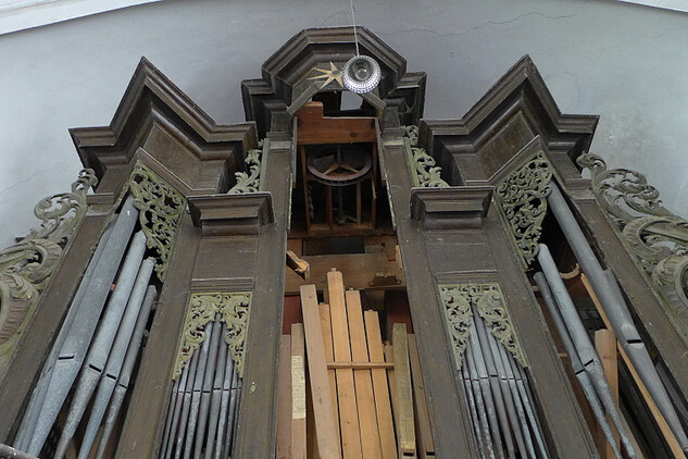 Varhany z kostela Všech svatých v Heřmánkovicích | © NPÚ, ÚOP v Josefově, Petra Machová, 2015