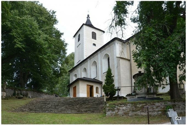 Hřbitovní kostel Nanebevzetí Panny Marie v Horním Maršově, po obnově
