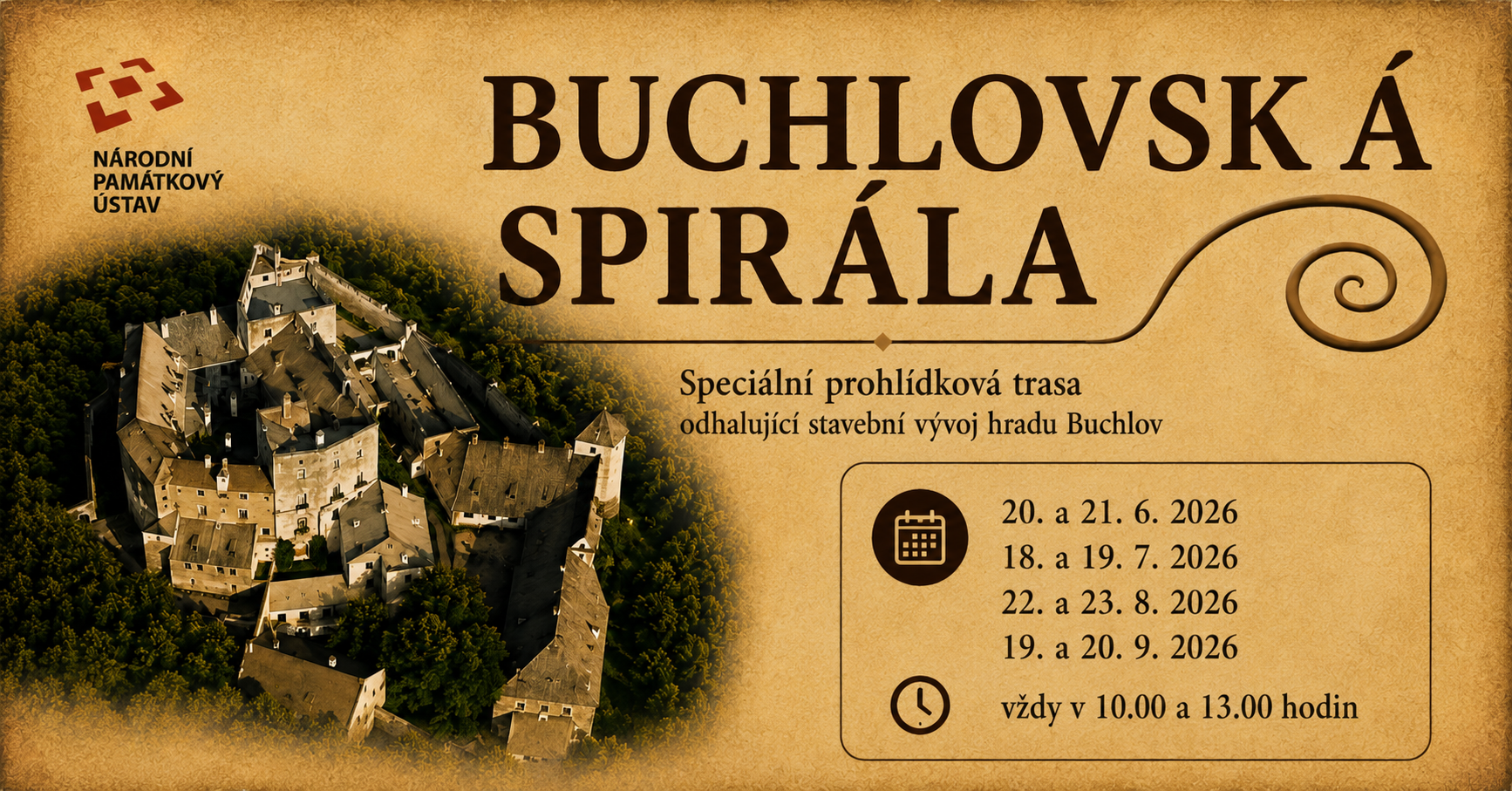 Speciální prohlídková trasa Buchlovská spirála (mimořádný okruh)