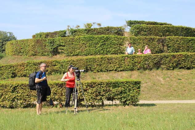 natáčení v Květné zahradě v Kroměříži