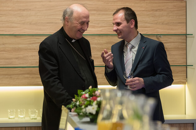 arcibiskup Jan Graubner a kastelán Martin Krčma | © Tomáš Vrtal