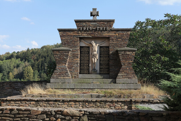 Pomník Obětem 1. světové války, Žlutice, u kostela