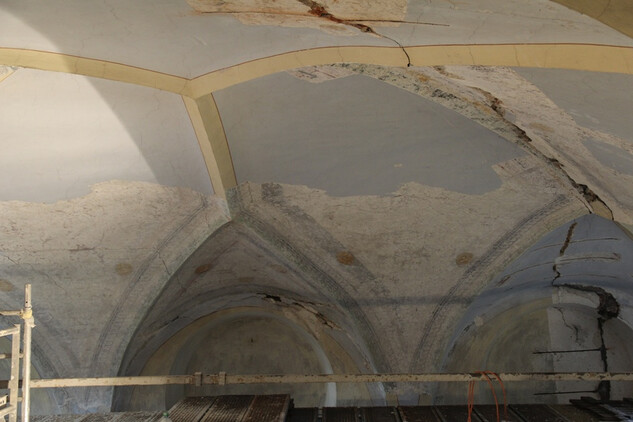 Zámek Svijany, zámecká kaple sv. Jana a Pavla - plošný odkryv | © Foto: NPÚ, ÚOP v Liberci