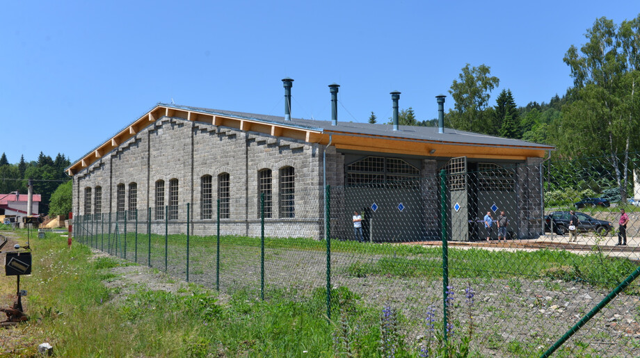 Kořenov, výtopna železniční stanice, stav po obnově, červen 2016 | © NPÚ, ÚOP v Liberci