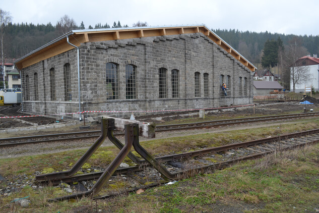 Kořenov, výtopna železniční stanice, stav duben 2016 | © NPÚ, ÚOP v Liberci