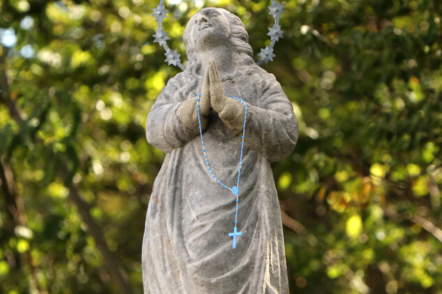 socha Panny Marie Immaculaty v Karlových Varech