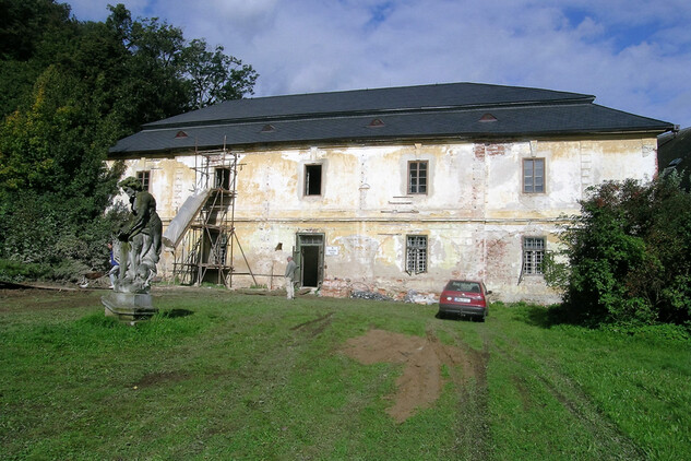 Exteriér letohrádku - stav v roce 2010