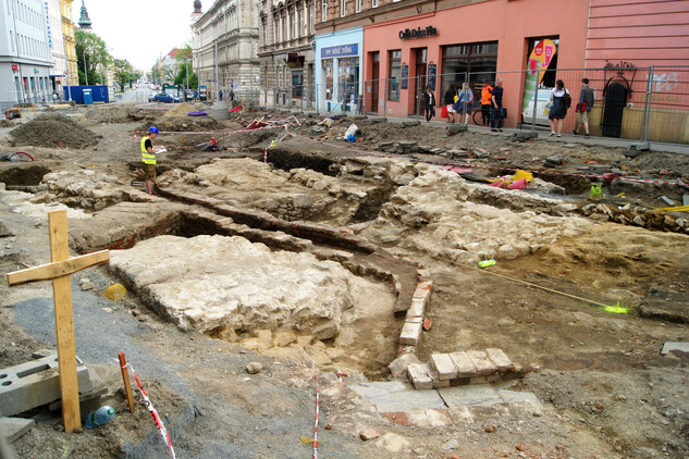 Záchranný archeologický výzkum – 1. máje v Olomouci