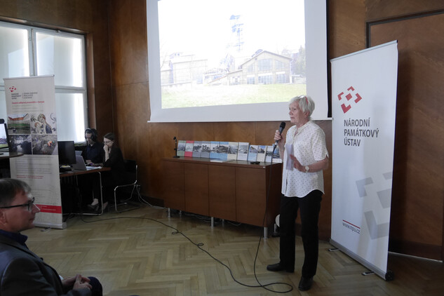 E. Dvořáková, moderovaný blok Metodického centra průmyslového dědictví