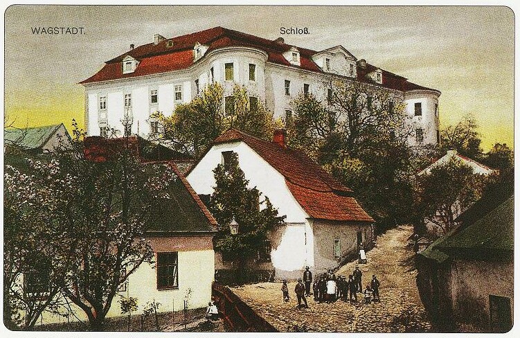 Bílovec, zámek 1900