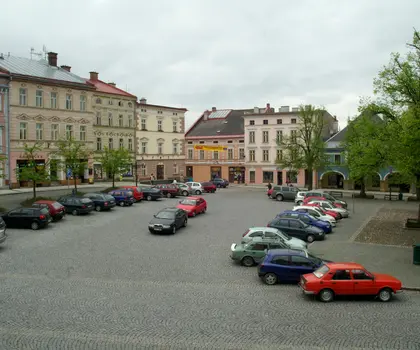 Králíky, Velké náměstí, foto: Milan Krištof, 2010