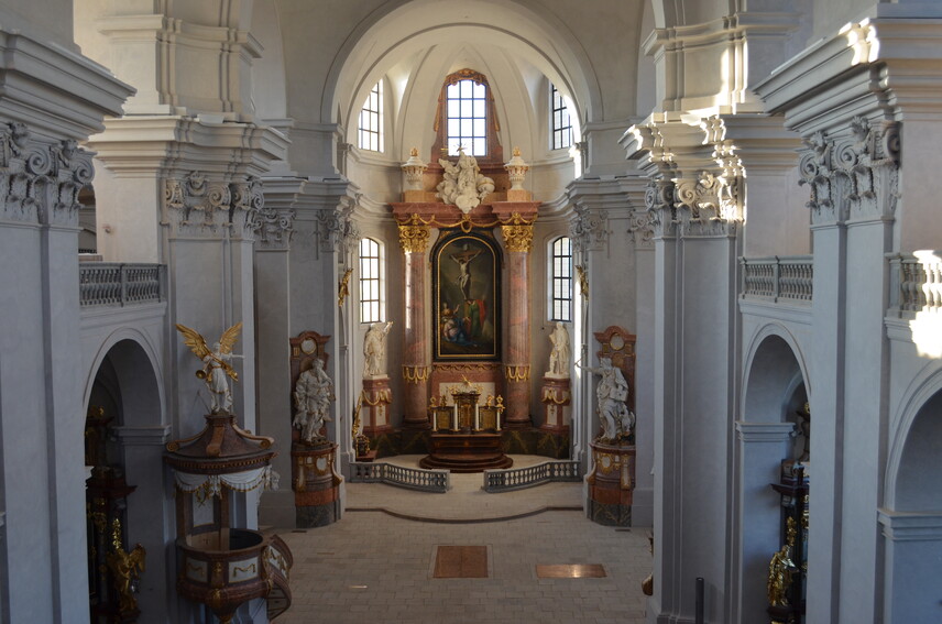 Piaristický kostel Nalezení sv. Kříže  v Litomyšli po obnově