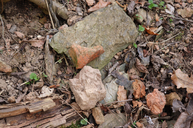 Hrad Podmokly, nálezy. Foto: Národní památkový ústav