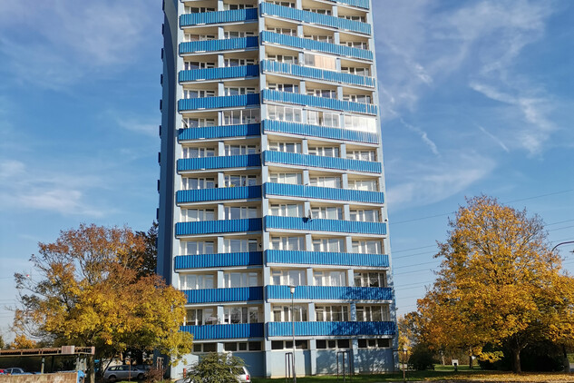 Plzeň-Jižní Předměstí, Bory, Mandlova čp. 475/2 a 475/48, pohled od jihozápadu (foto Markéta Marešová, 2022)