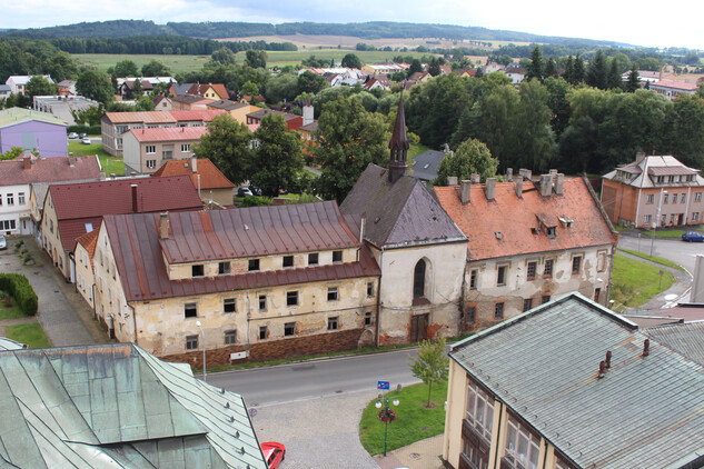 Bor (okr. Tachov), špitál s kaplí, foto Roman Lavička, 2021