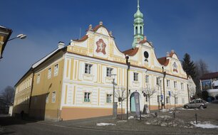 Kašperské Hory, radnice, foto: 2017, zdroj: Národní památkový ústav