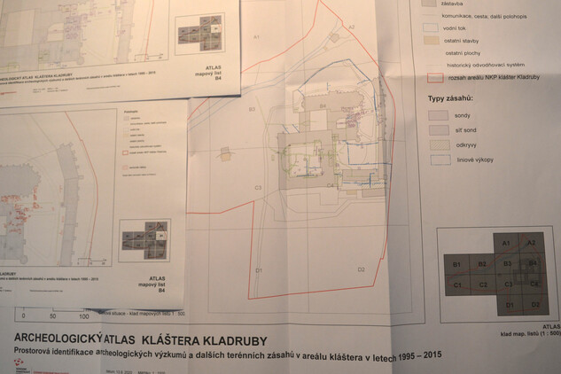 Zpracování podkladů pro archeologický atlas kláštera Kladruby