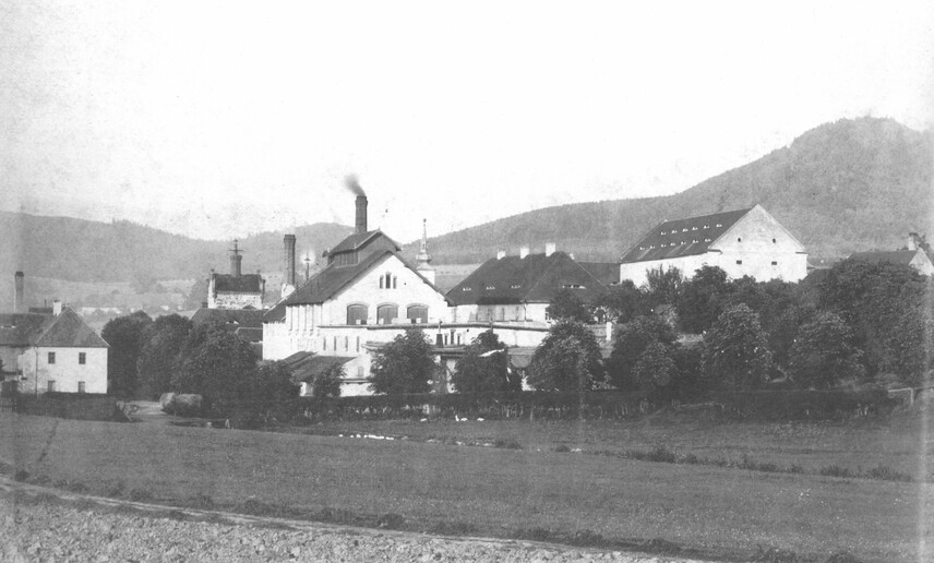 Kout na Šumavě, pohled od jihozápadu v době kolem roku 1900.