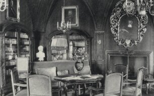 Zámek Zelená Hora, knihovna, 30. léta 20. století