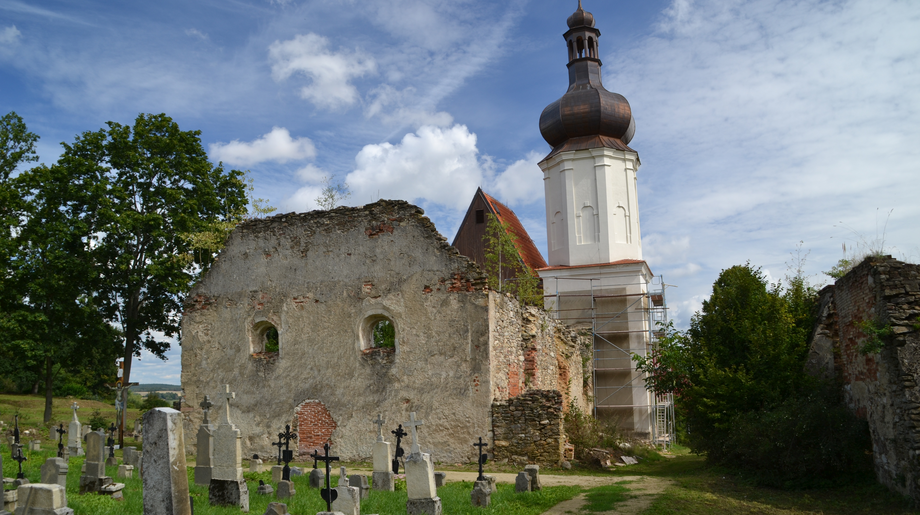 Šitboř, kostel sv. Mikuláše v roce 2020.