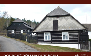 Titulní strana obálky publikace Roubený dům na Plzeňsku.