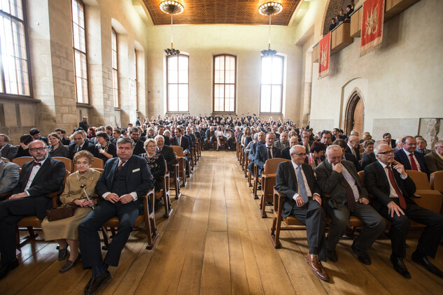 Slavnostní zasedání k 669. výročí založení Karlovy univerzity 6. dubna 2017 (foto: UK, René Volfík).