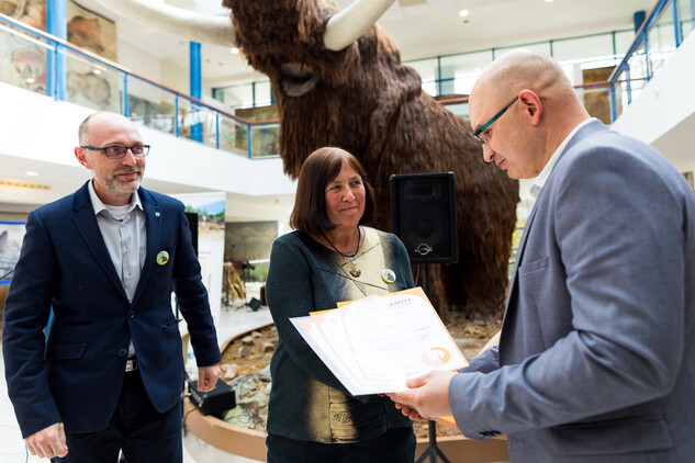 Třetí místo pro Průvodce pražskou archeologií v soutěži o cenu Zlatý Mamut 8.4.2019 (© Filip Fojtík, Moravské zemské muzeum, nepodléhá CC)