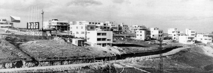 Výstava bydlení Baba, 1932 (Stephan Templ, Baba: osada Svazu čs. díla Praha, Zlatý řez, 2000) Výstava bydlení Baba, 1932 (Stephan Templ, Baba: osada Svazu čs. díla Praha, Zlatý řez, 2000)