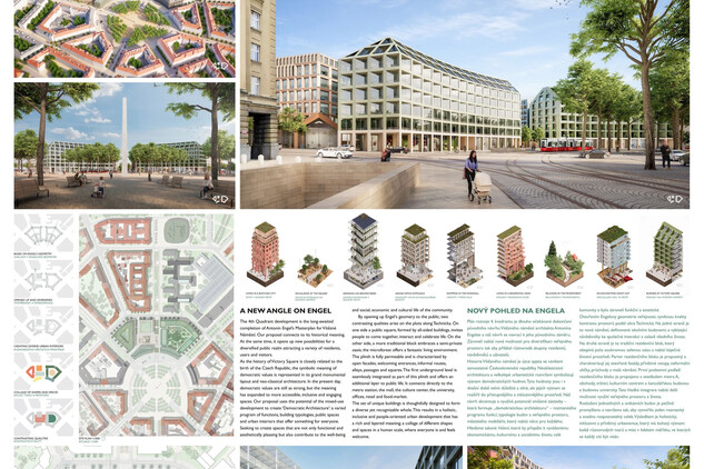 Vítězný návrh týmu Benthem Crouwel Architects (NL) a ov architekti (ČR), 2023