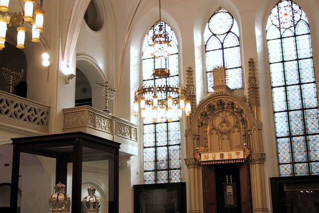 Maiselova synagoga (aron hakodeš), stav 4.2.2005