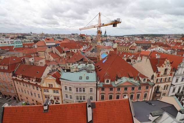 Havelské město z věží Týnského chrámu (2021)