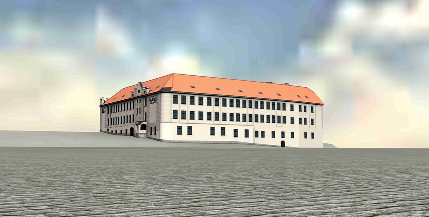 Jezuitská kolej v Telči, 3D modelace Jezuitská kolej v Telči, 3D modelace