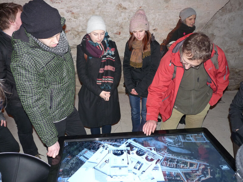 Zimní škola Telč 2017, prohlídka telčského podzemí