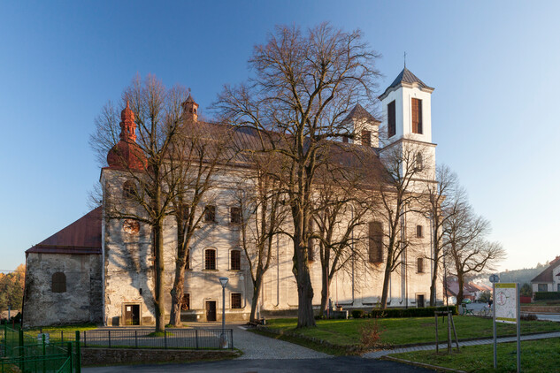 Kostel Narození Panny Marie a kostel sv. Anny v Přibyslavicích, stav během obnovy
