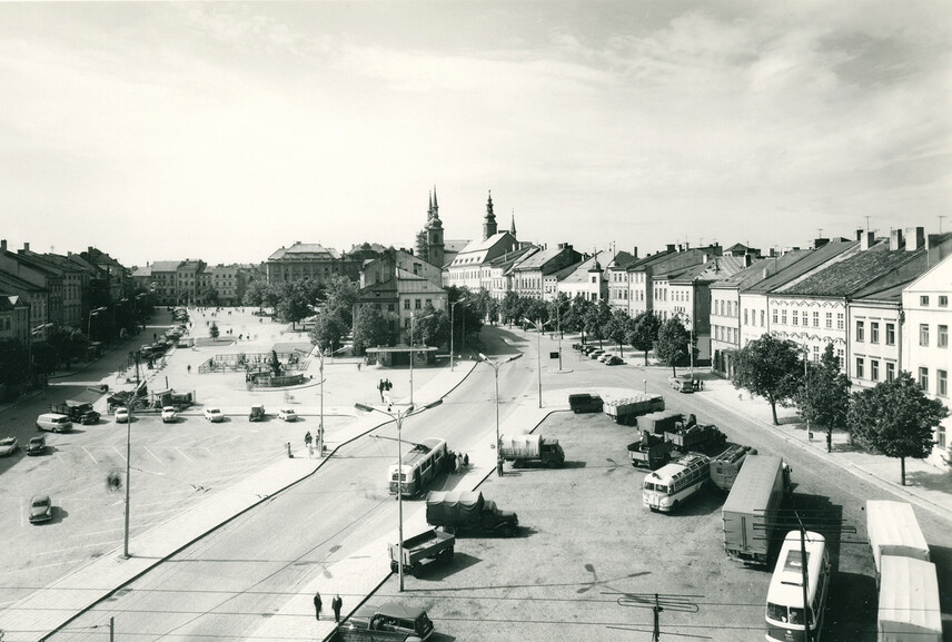 Jihlavské náměstí, červen 1970 (nepodléhá CC)