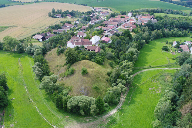 Červený Hrádek, dokumentace zaniklého hrádku