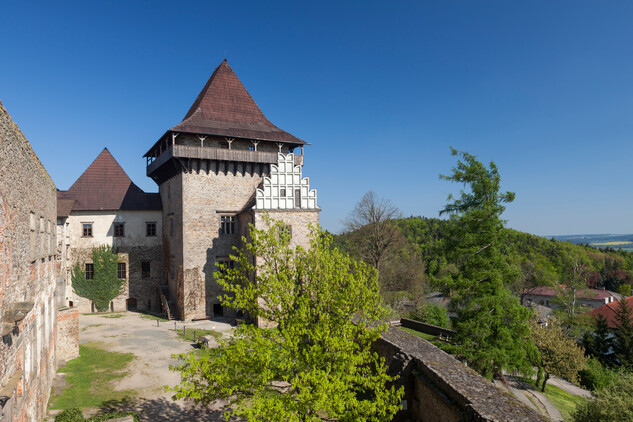 Hrad Lipnice, nádvoří, autor: Viktor Mašát