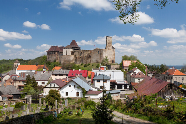 Hrad Lipnice, pohled od jihu, autor: Viktor Mašát